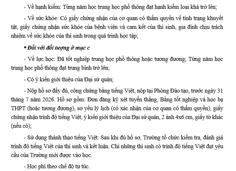 Thong tin tuyen sinh Dai hoc Tai Nguyen va Moi truong TPHCM 2026