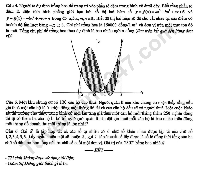 De thi thu tot nghiep THPT 2026 mon Toan - So GD Tuyen Quang lan 1