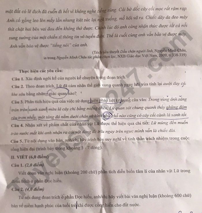 De thi thu mon Van TN THPT 2026 lan 1 - Cum truong THPT, TT GDTX, GDNN Bac Ninh