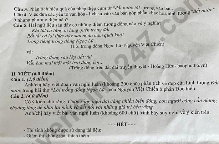 De thi thu tot nghiep THPT 2026 mon Van - So GD Lao Cai