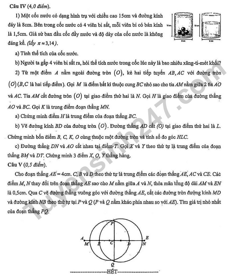 De thi thu vao 10 mon Toan lan 1 truong Chuyen Amsterdam nam 2026