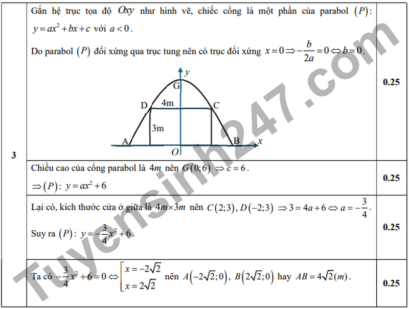 De giua ki 2 Toan 10 truong THPT Duy Tan  nam 2026 (Co dap an)