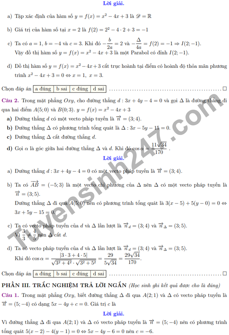 De giua ki 2 Toan 10 truong THPT Le Quy Don nam 2026 (Co dap an)