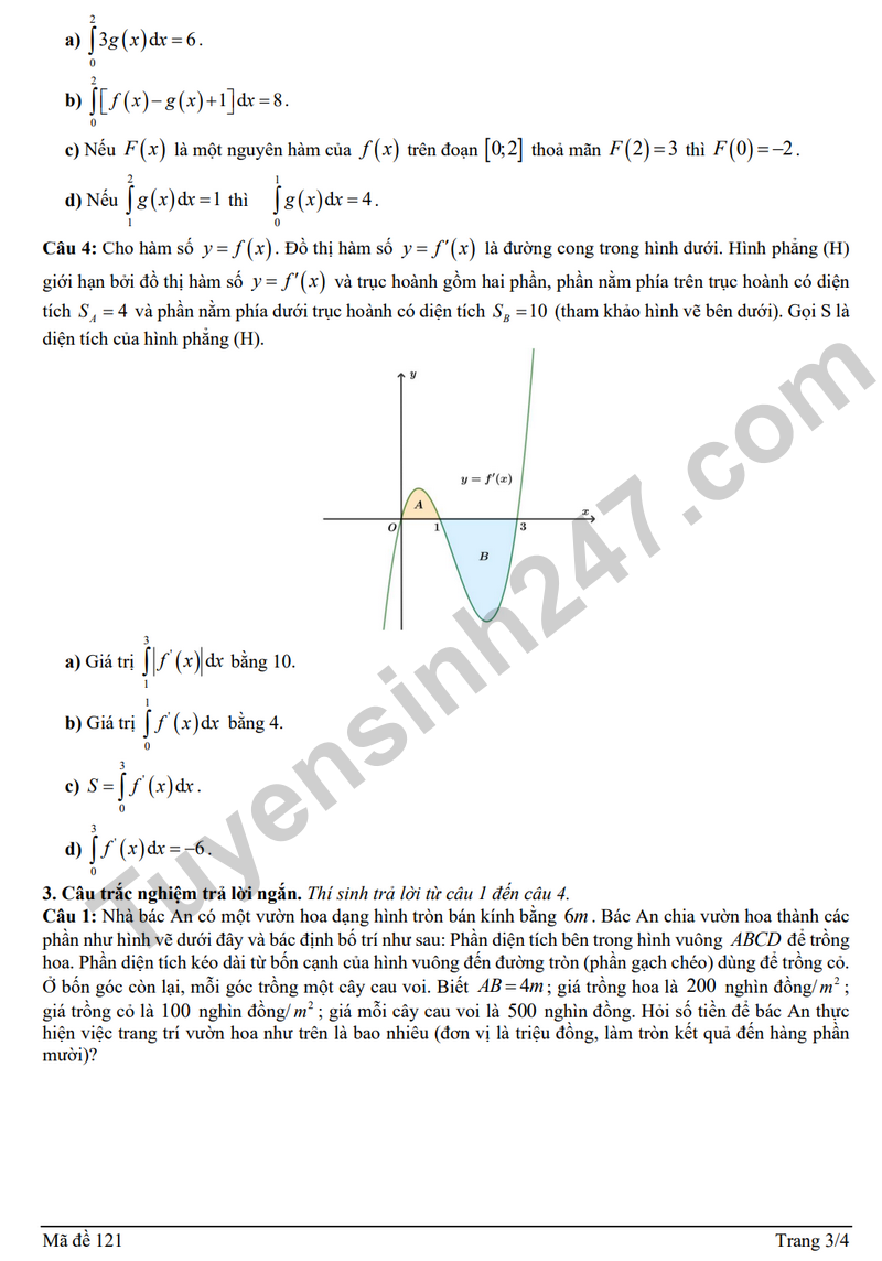De giua ki 2 Toan 12 truong THPT Duy Tan nam 2026