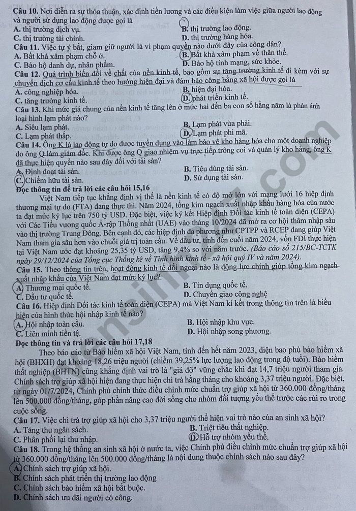 De thi thu tot nghiep THPT 2026 mon GDKTPL - So GD Lao Cai