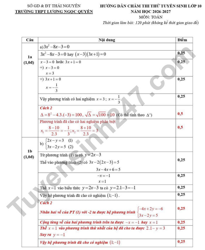De thi thu vao lop 10 mon Toan 2026 - THPT Luong Ngoc Quyen (co dap an)