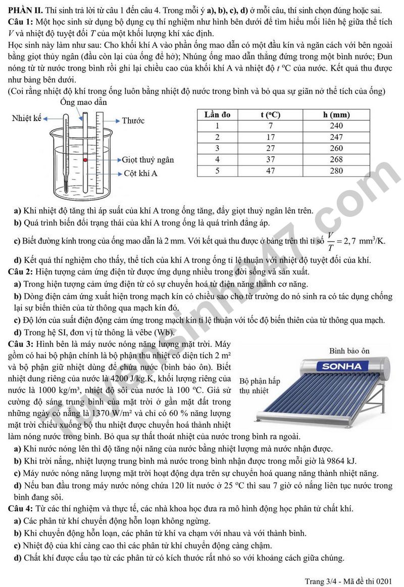 De thi thu tot nghiep THPT 2026 mon Vat ly So GD-DT Bac Ninh