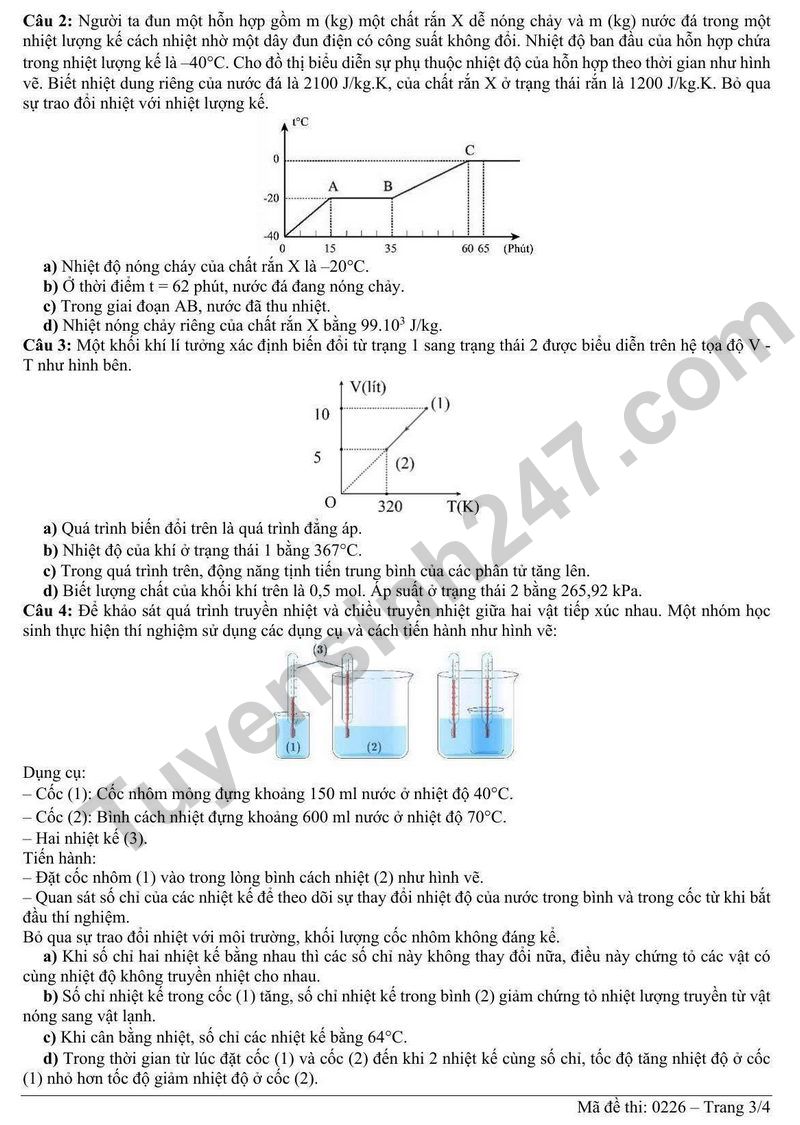 De thi thu tot nghiep THPT 2026 lan 1 mon Vat ly - So GD&DT Hung Yen
