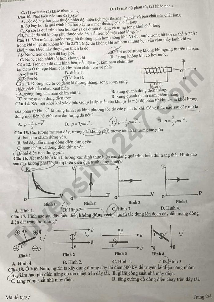 De thi thu tot nghiep THPT mon Ly 2026 - Lao Cai