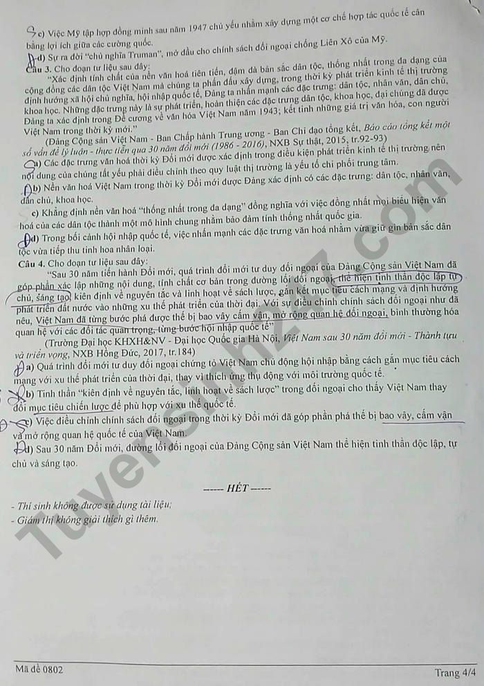 De thi thu TN THPT 2026 mon Su - Cum chuyen mon so 12 Dak Lak