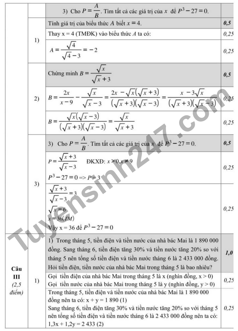 De khao sat chat luong Toan 9 phuong Ba Dinh nam 2026