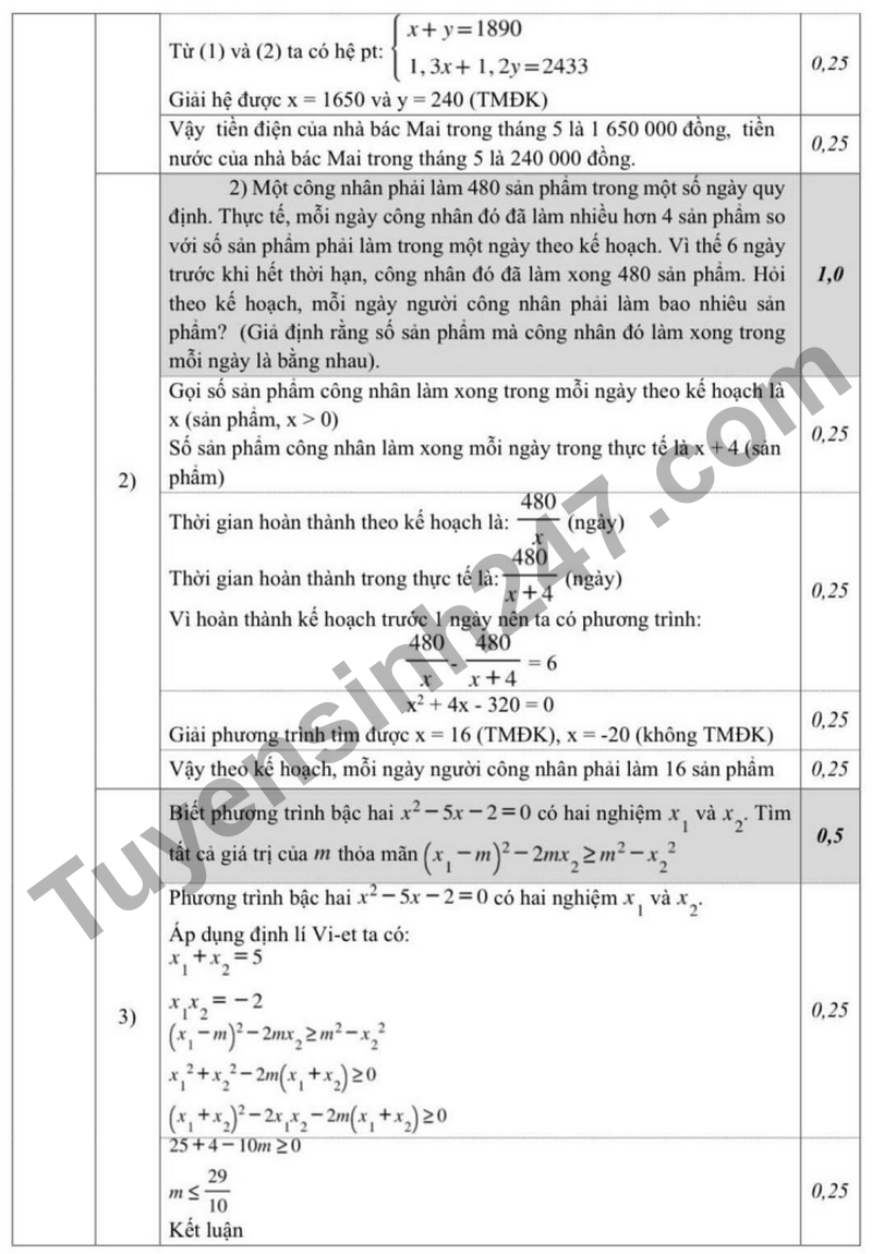 De khao sat chat luong Toan 9 phuong Ba Dinh nam 2026
