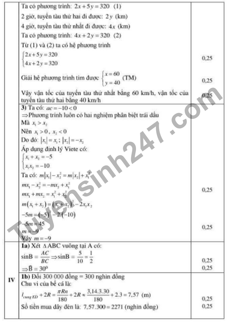 De khao sat chat luong Toan 9 thang 3 xa Ngoc Hoi nam 2026