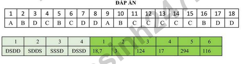 Dap an va de thi thu tot nghiep THPT 2026 lan 1 mon Hoa Lien truong So GDDT Bac Ninh