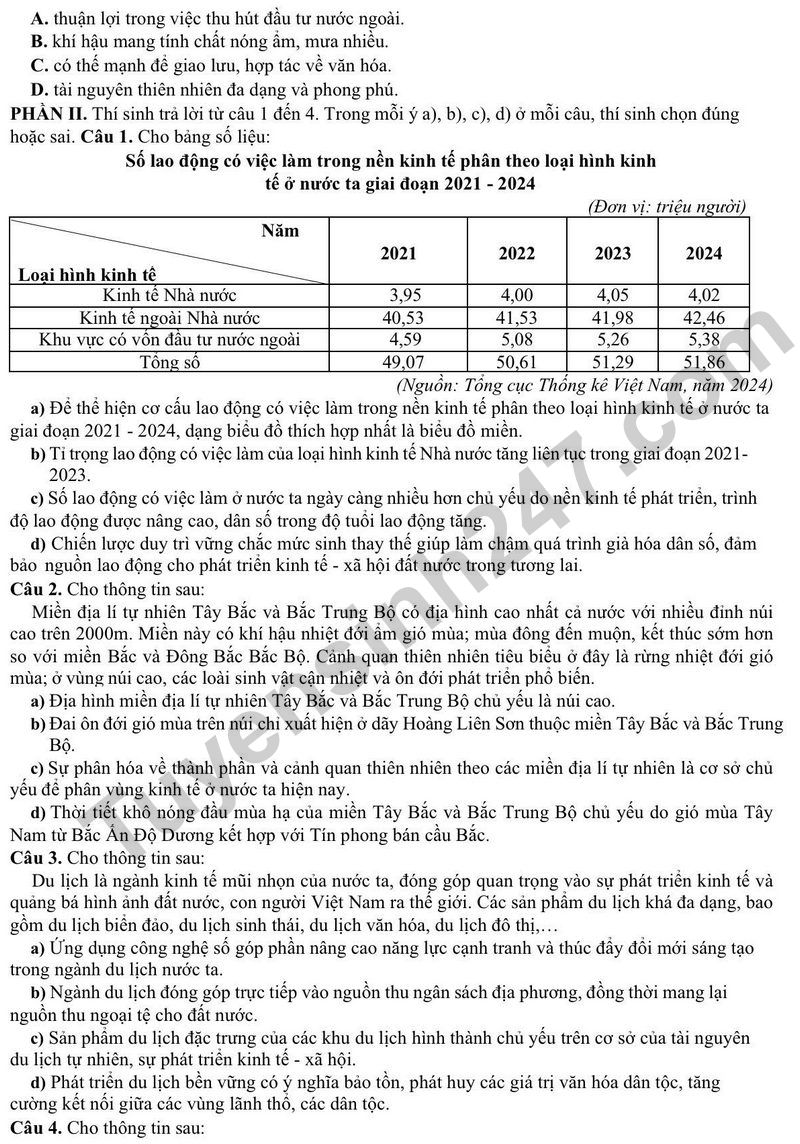 De thi thu mon Dia tot nghiep THPT 2026 lan 2 - So GD Ninh Binh