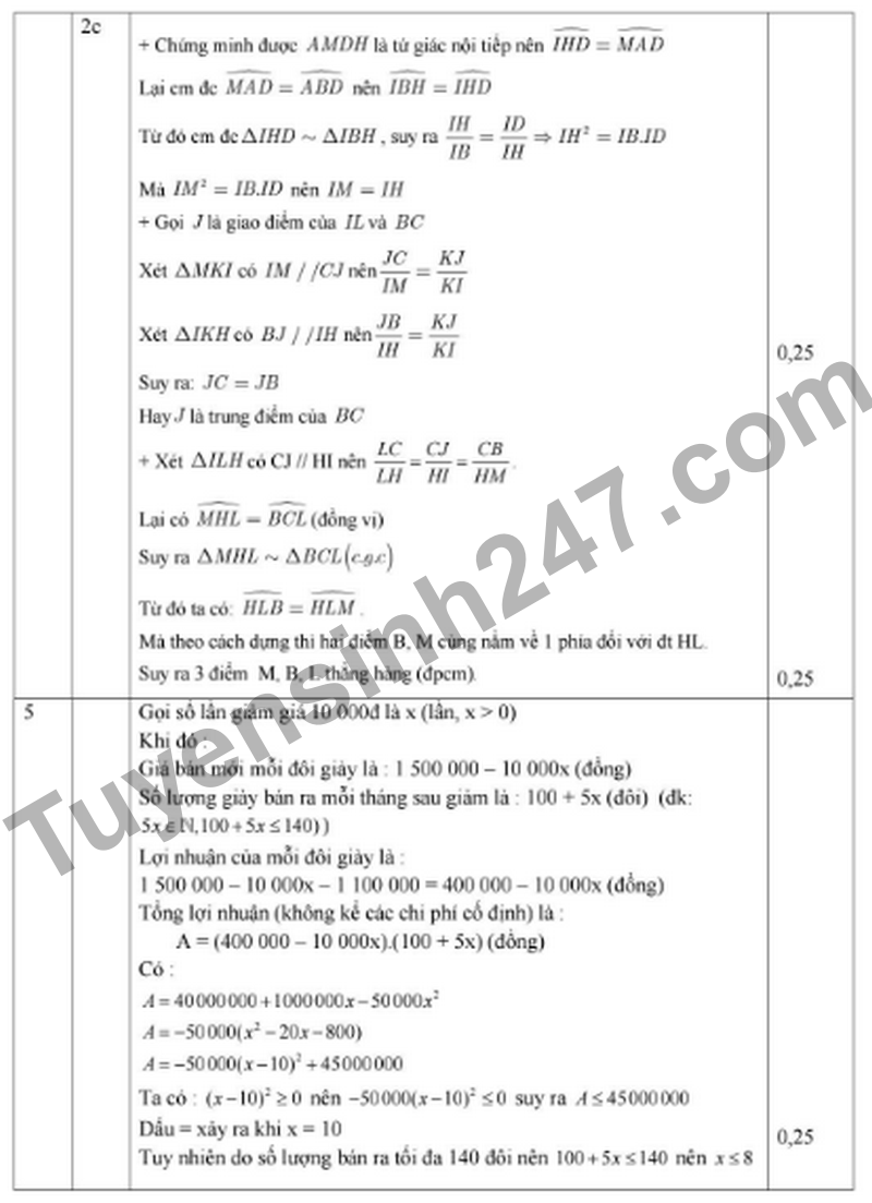 De khao sat chat luong lop 9 Truong THCS Thach That nam 2026 (Co dap an)
