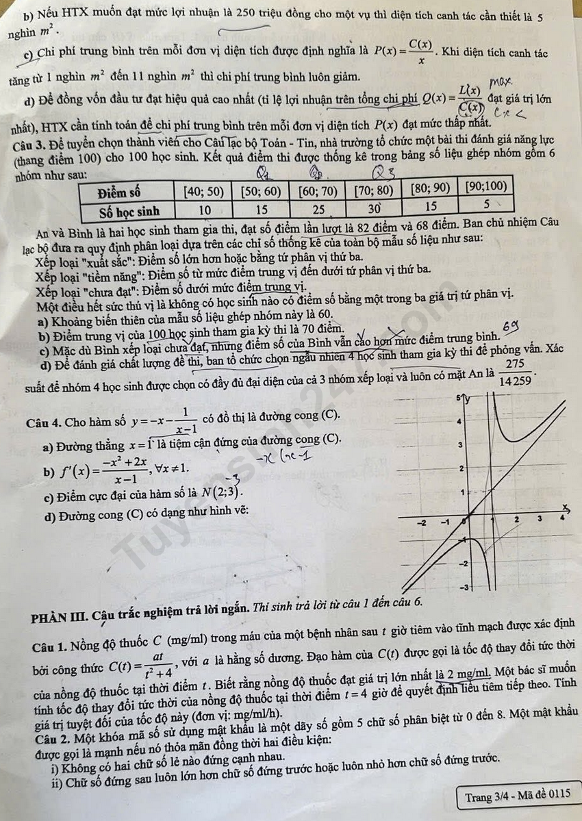 De thi thu tot nghiep THPT 2026 mon Toan - So GD Nghe An