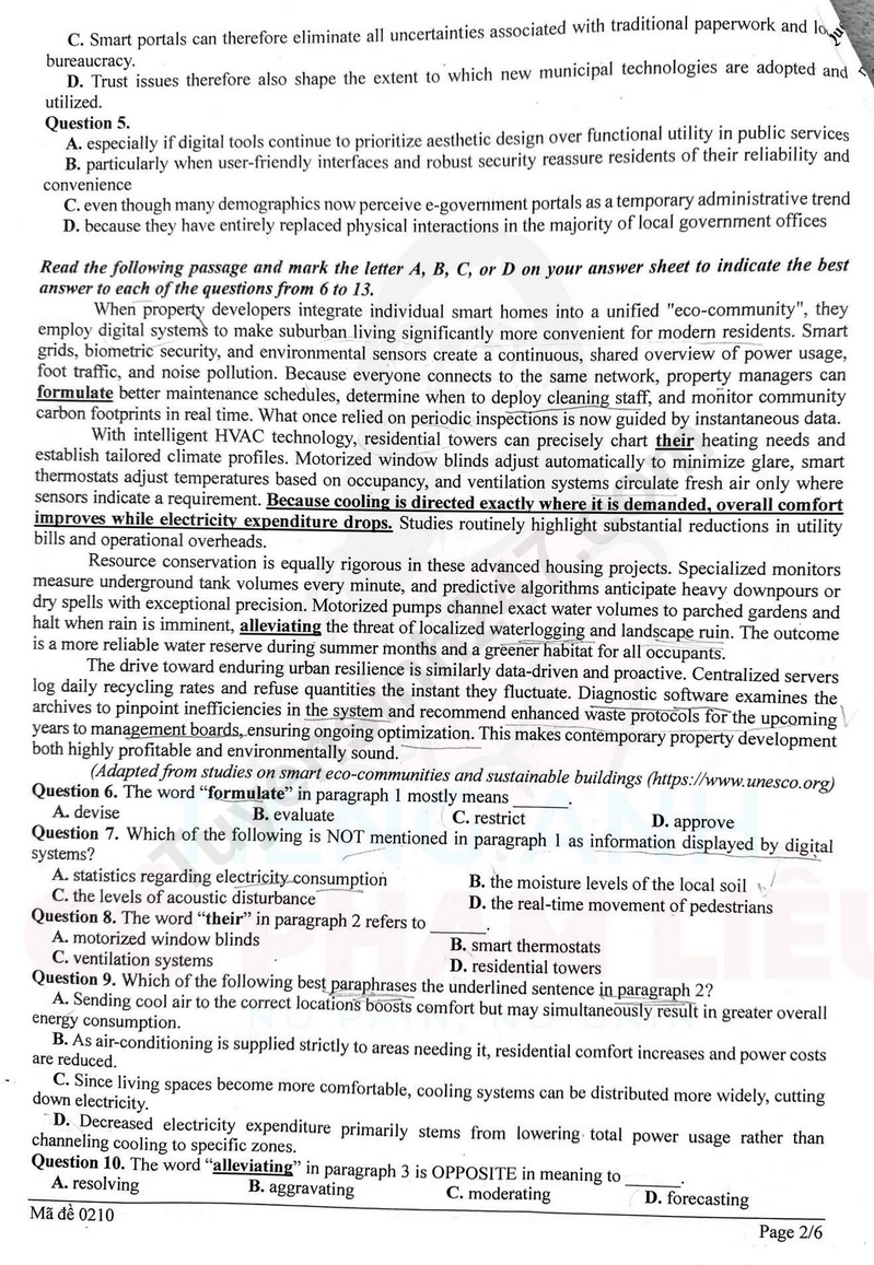 De thi thu mon Anh tot nghiep THPT 2026 - So GD Nghe An (Dot 1)