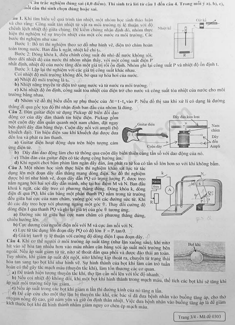 De thi thu TN THPT 2026 mon Ly - So GD Nghe An (Dot 1)