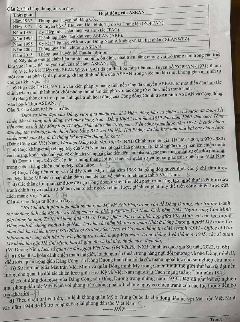 De thi thu mon Su tot nghiep THPT 2026 - So GD Nghe An dot 1