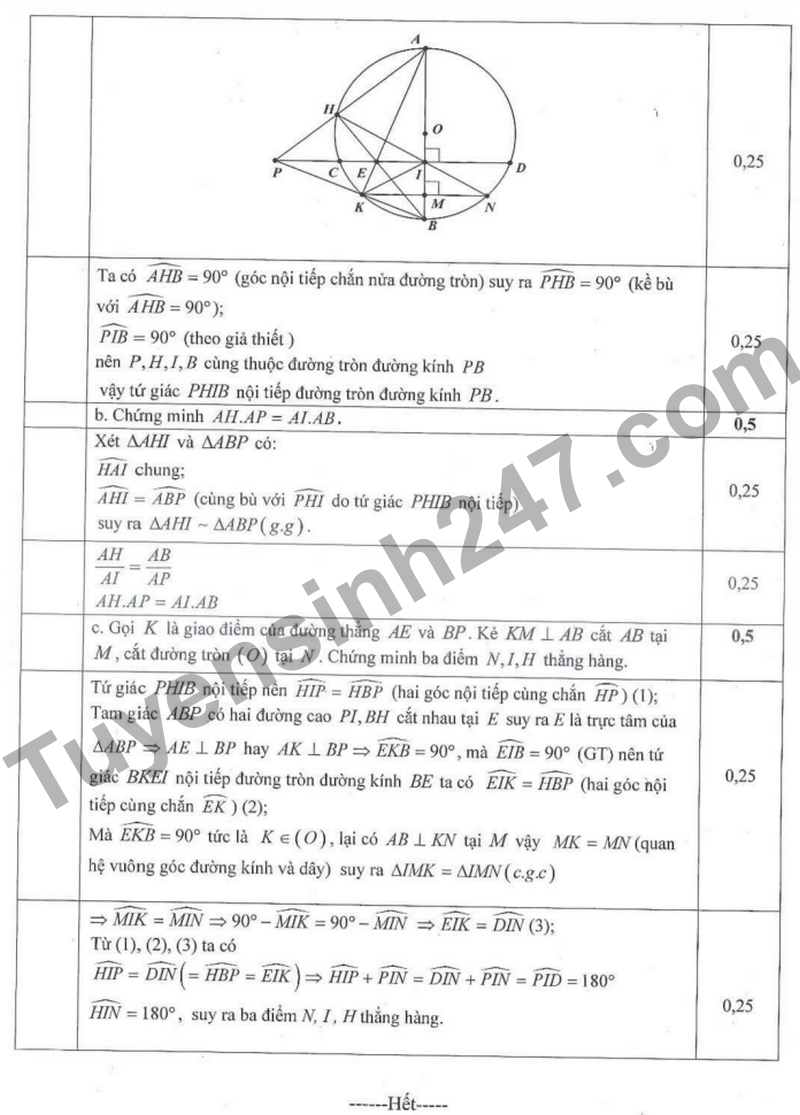De thi thu vao 10 nam 2026 truong THPT Diem Thuy (Co dap an)