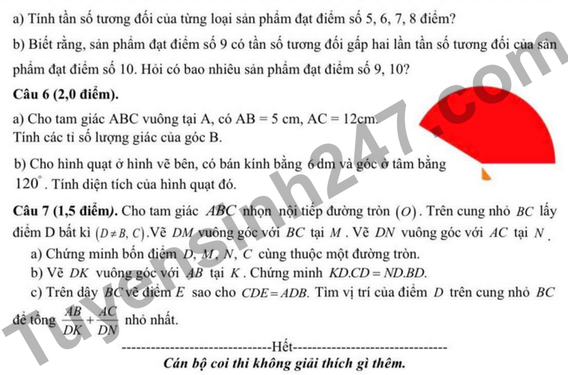 De thi thu vao 10 nam 2026 truong THPT Phu Luong (Co dap an)
