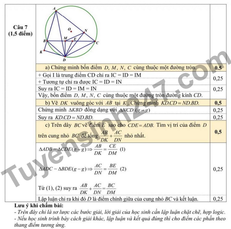 De thi thu vao 10 nam 2026 truong THPT Phu Luong (Co dap an)