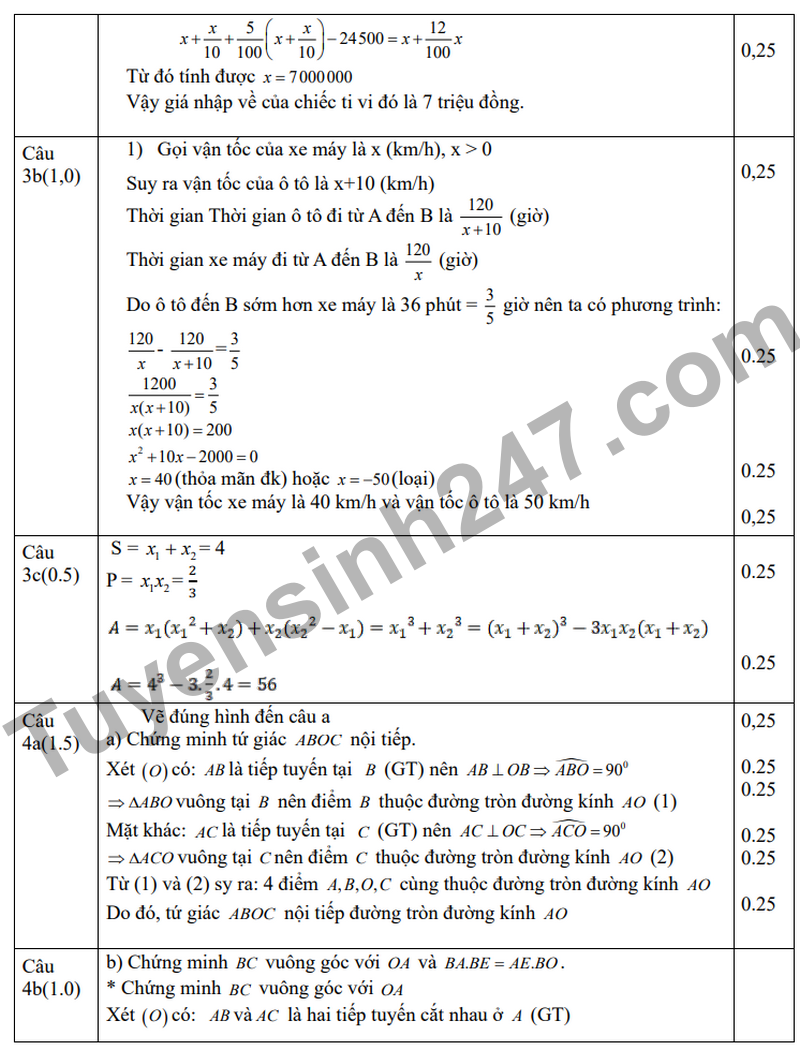 De thi thu Toan vao 10 nam 2026 truong THCS Nghia Thuan (Co dap an)