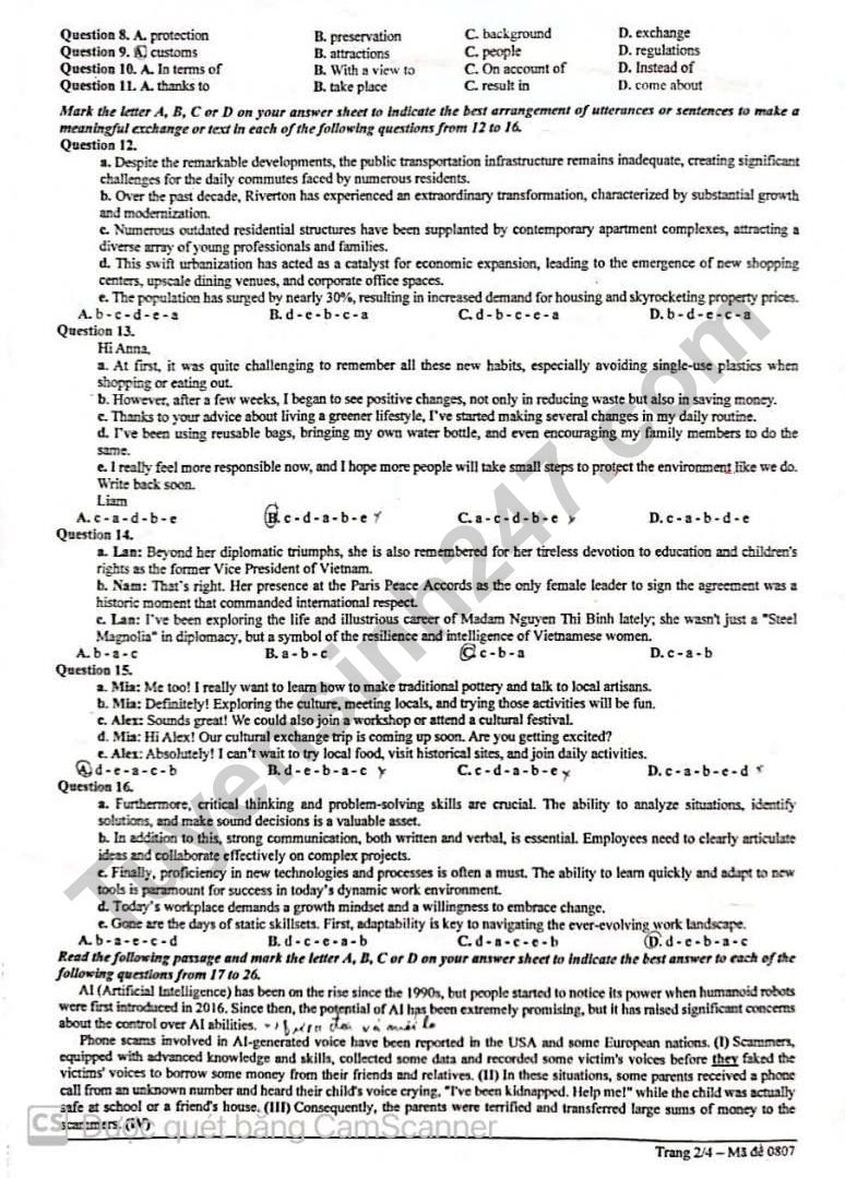 De thi thu tot nghiep THPT 2026 So GD Cao Bang - mon Anh