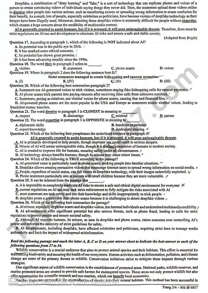 De thi thu tot nghiep THPT 2026 So GD Cao Bang - mon Anh