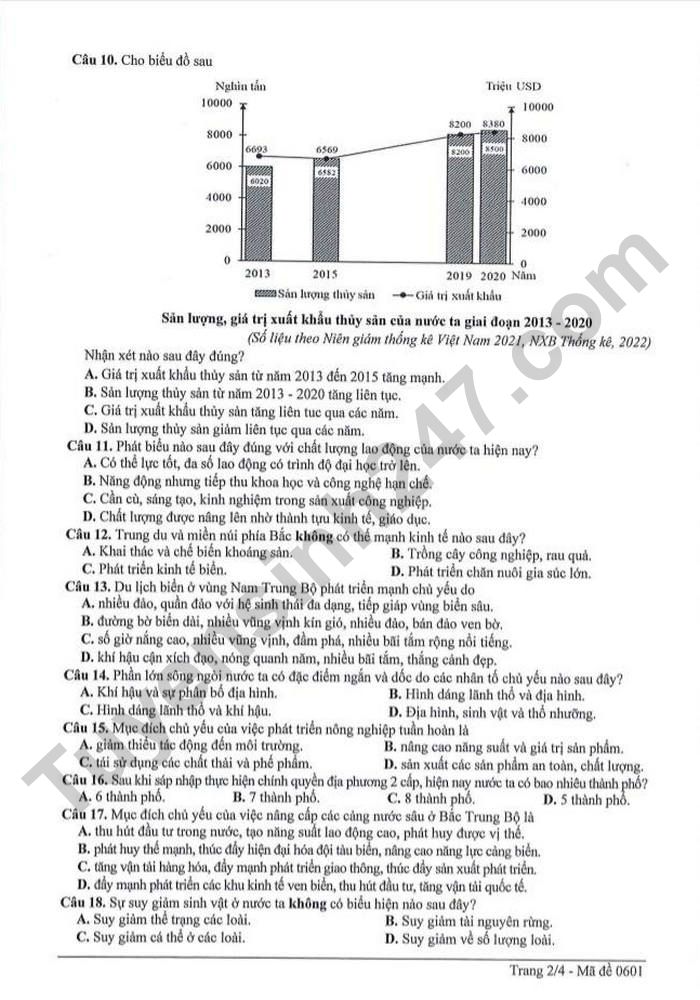 De thi thu TN THPT 2026 mon Dia - So GDDT Cao Bang