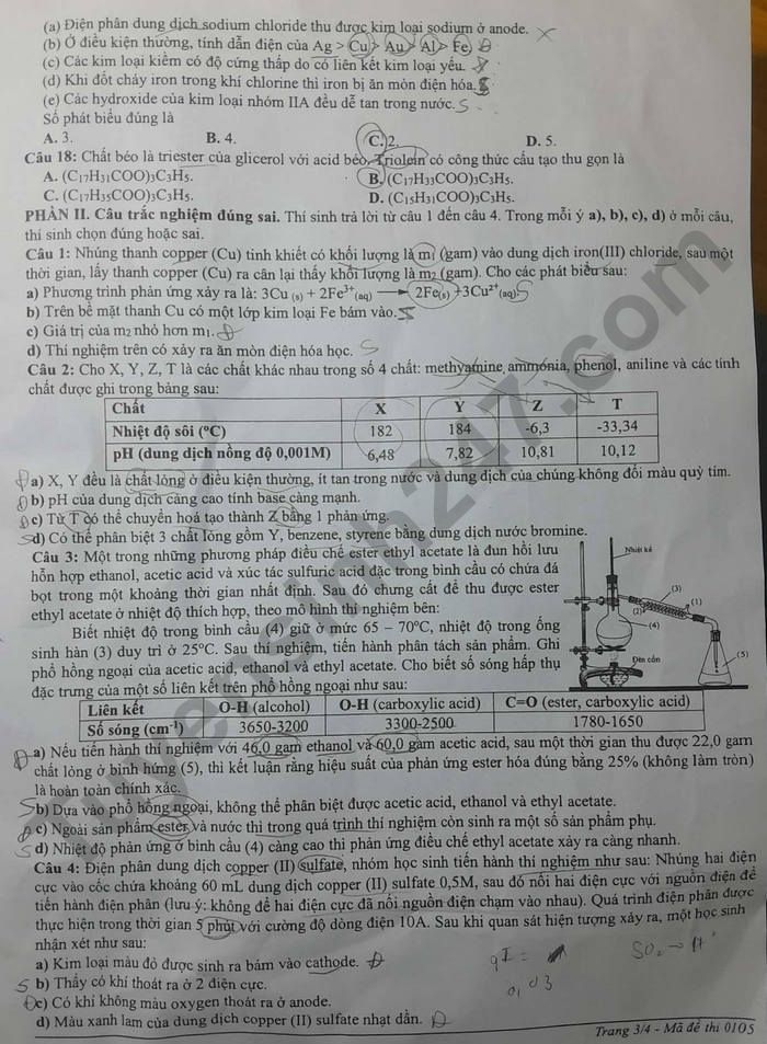 De thi thu tot nghiep THPT 2026 TP Hue - mon Hoa