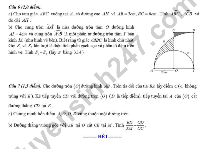 De thi thu vao lop 10 mon Toan 2026 - THPT Song Cong (co dap an)