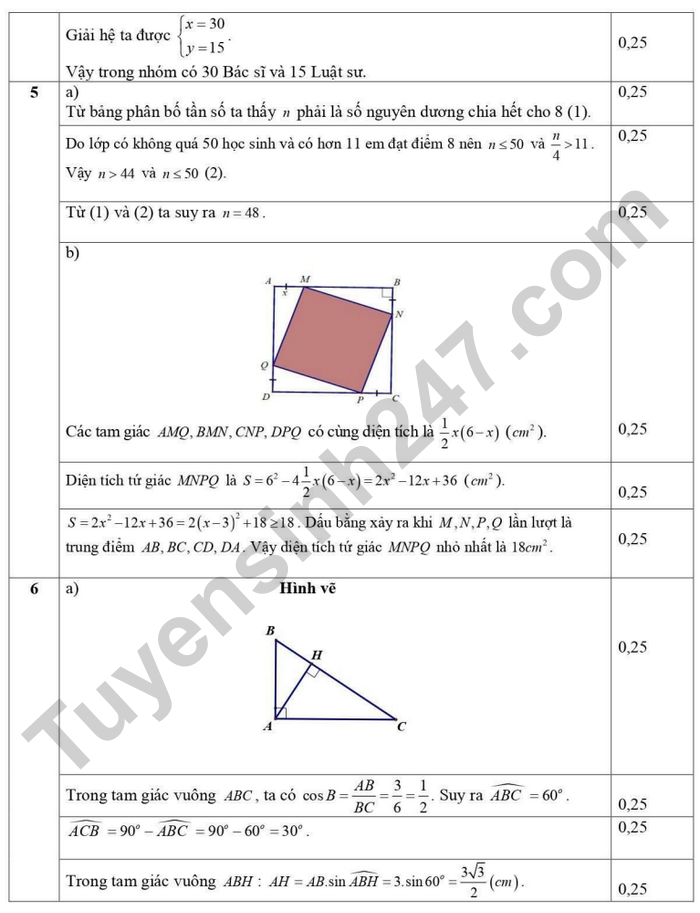 De thi thu vao lop 10 mon Toan 2026 - THPT Song Cong (co dap an)