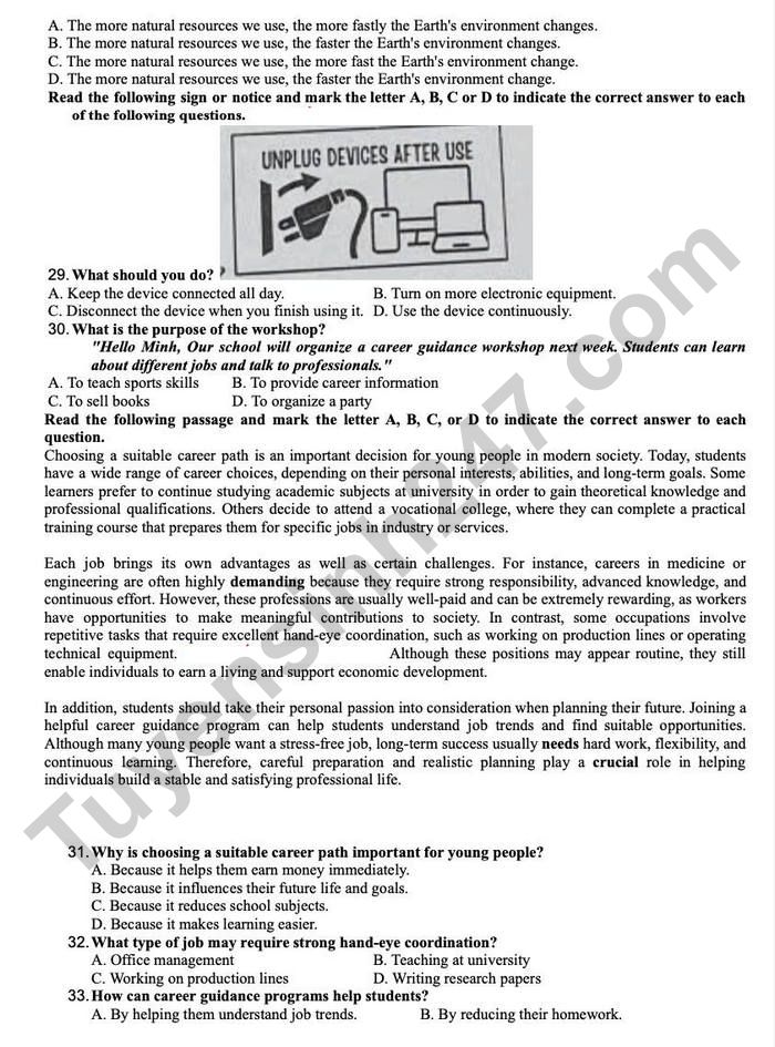 De thi hoc ki 2 lop 9 mon Anh 2026 - THCS Dong Da