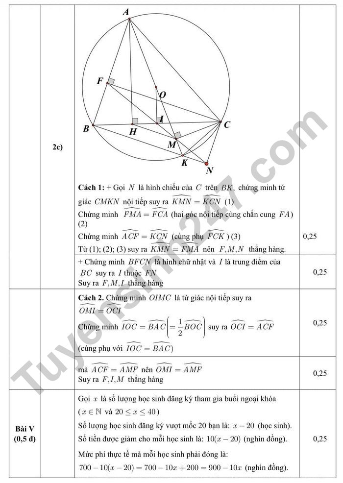 De thi hoc ki 2 Toan lop 9 THCS Nghia Tan 2026 - Co dap an