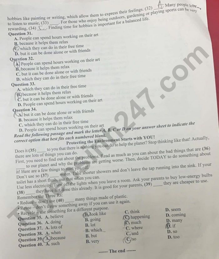 De thi hoc ki 2 mon Anh lop 9 THCS Phuong Liet 2026