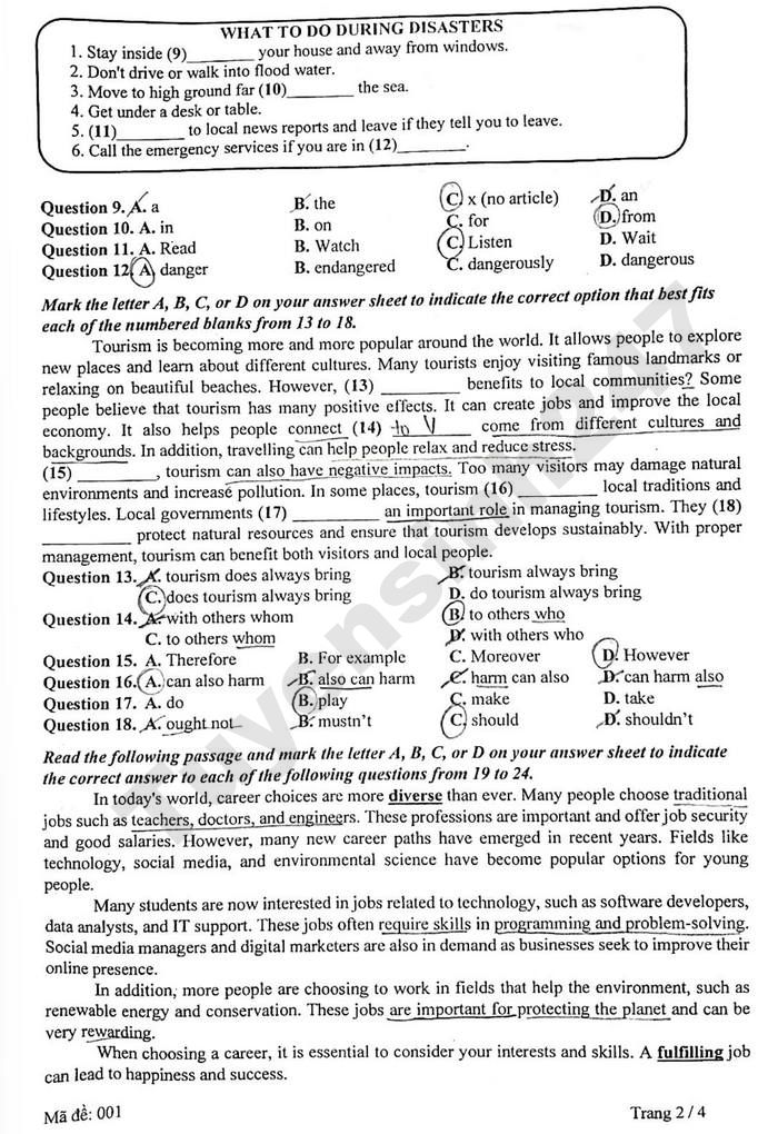 De thi thu mon Anh vao lop 10 nam 2026 - Cum chuyen mon 25 HN