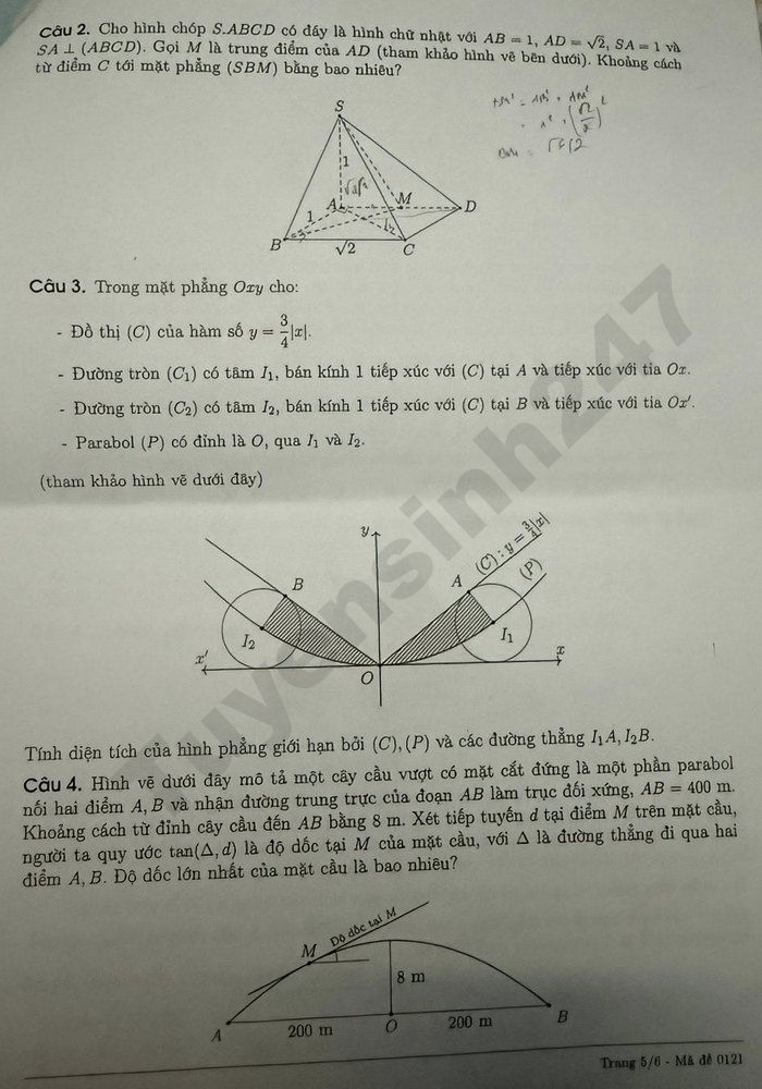 De thi thu mon Toan tot nghiep THPT 2026 - So GD Dong Nai (lan 1)