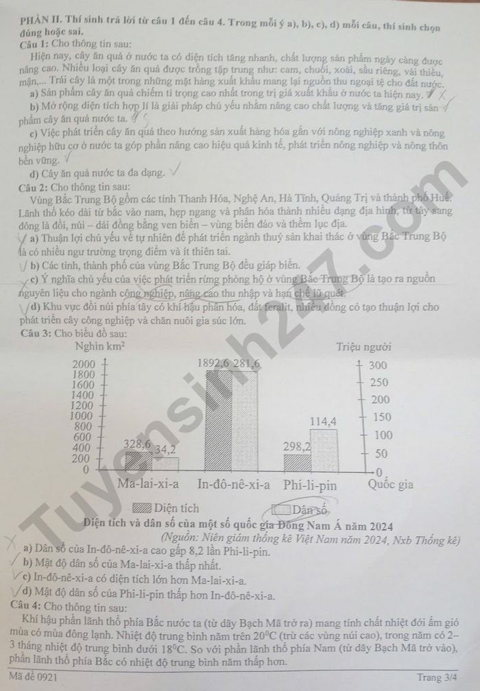 De thi thu tot nghiep THPT 2026 mon Dia lan 1 - So GD Dong Nai