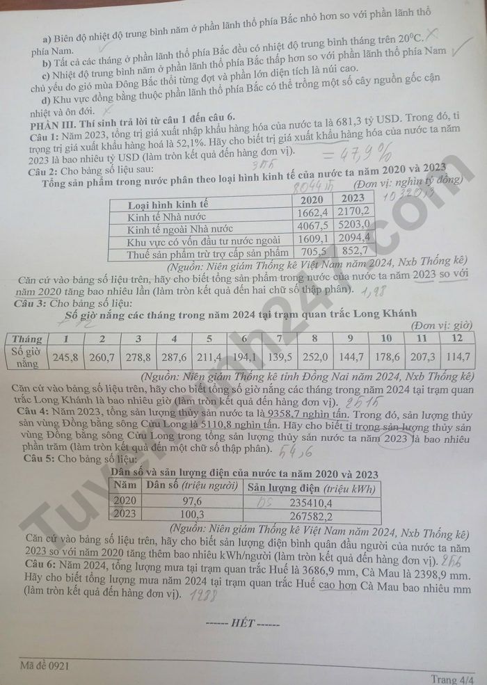 De thi thu tot nghiep THPT 2026 mon Dia lan 1 - So GD Dong Nai