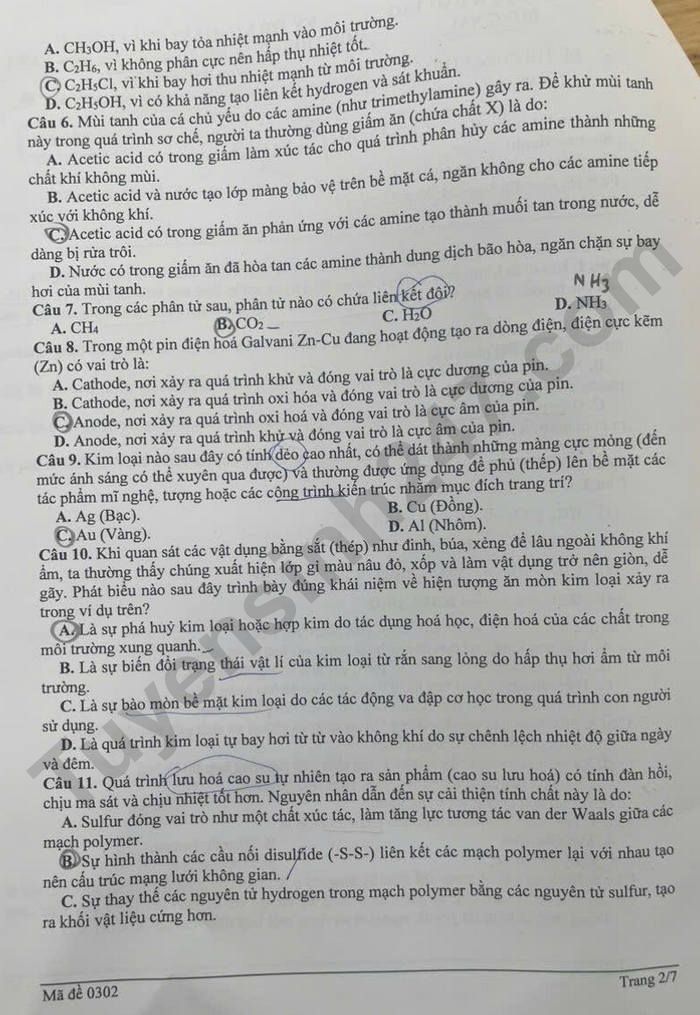 De thi thu tot nghiep THPT mon Hoa 2026 - So GD Dong Nai (lan 1)