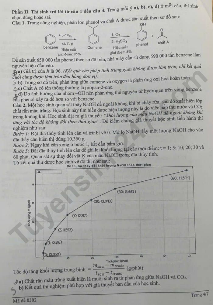 De thi thu tot nghiep THPT mon Hoa 2026 - So GD Dong Nai (lan 1)
