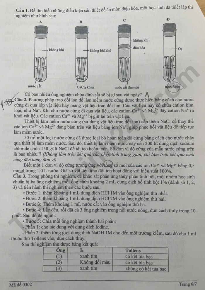 De thi thu tot nghiep THPT mon Hoa 2026 - So GD Dong Nai (lan 1)