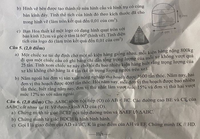 De thi thu vao lop 10 nam 2026 mon Toan - THCS va THPT Nguyen Khuyen