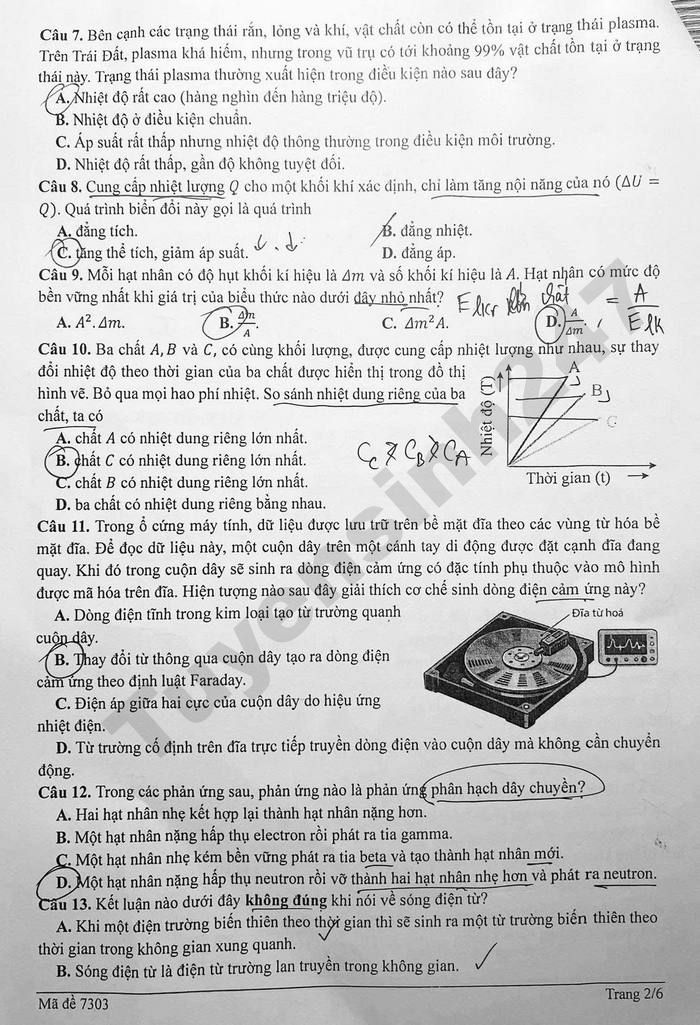 De thi thu mon Ly tot nghiep THPT lan 1 nam 2026 - THPT Chuyen Le Khiet
