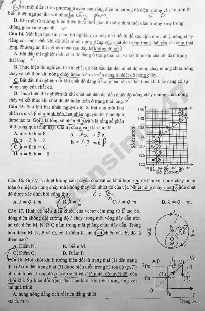 De thi thu mon Ly tot nghiep THPT lan 1 nam 2026 - THPT Chuyen Le Khiet
