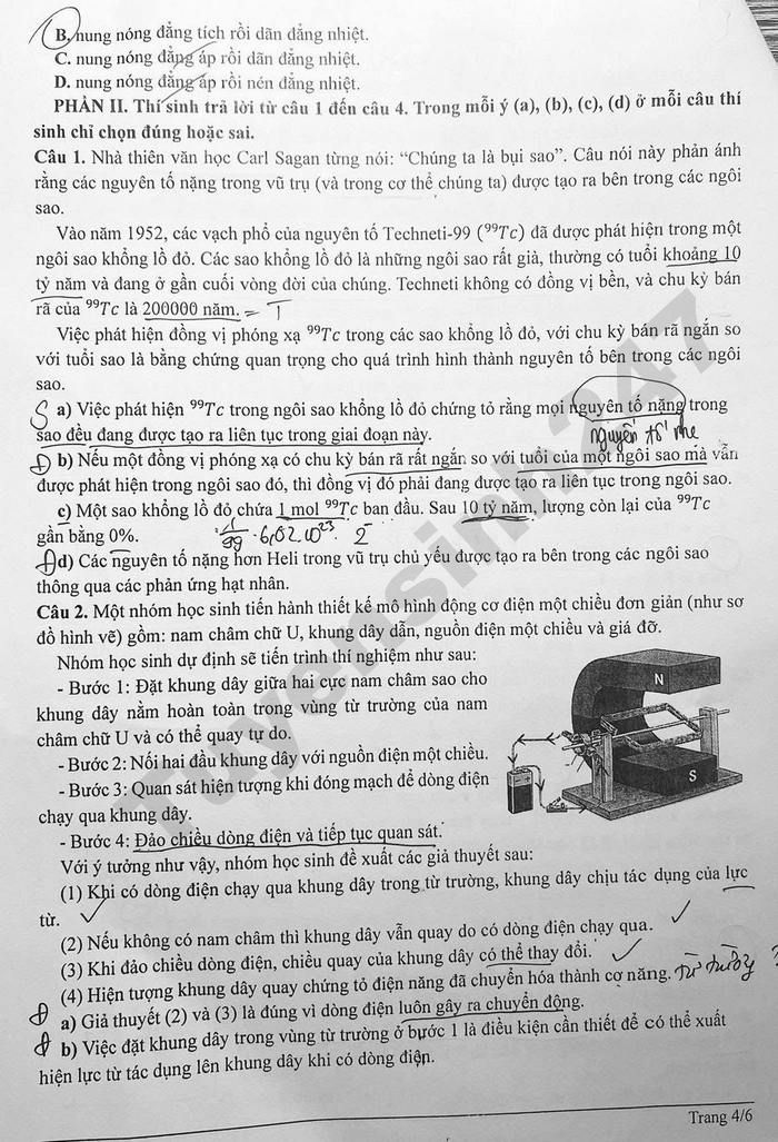 De thi thu mon Ly tot nghiep THPT lan 1 nam 2026 - THPT Chuyen Le Khiet