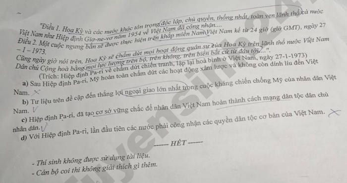 De thi thu tot nghiep THPT 2026 mon Su - THPT Krong No (lan 1)