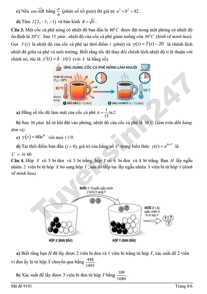 De thi thu TN THPT lan 1 nam 2026 mon Toan - THPT Chuyen Le Khiet